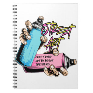 Street Art Graffiti Urban  Notebook
