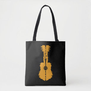 street art guitar tote bag