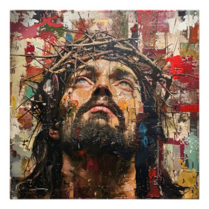 Street Art Jesus Photo Print