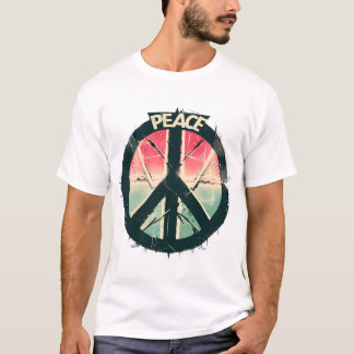 Street Art Pop Art Peace Sign Graffiti T-Shirt