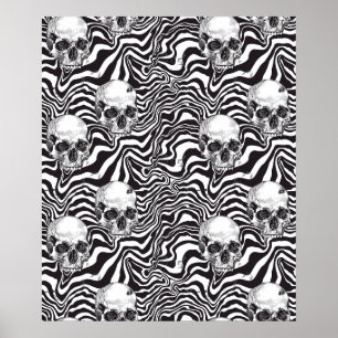 Street Art Skull Poster Design A11