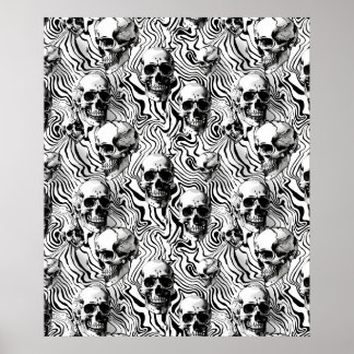 Street Art Skull Poster Design A25
