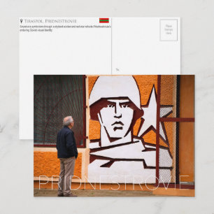 Street Art, Tiraspol, Pridnestrovie Travel Postcard