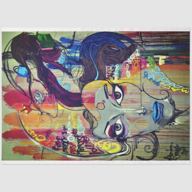 Street art tissue paper (Front)