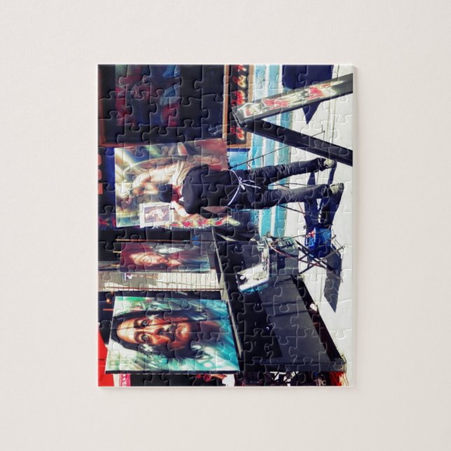 Street Artist Jigsaw Puzzle (Vertical)