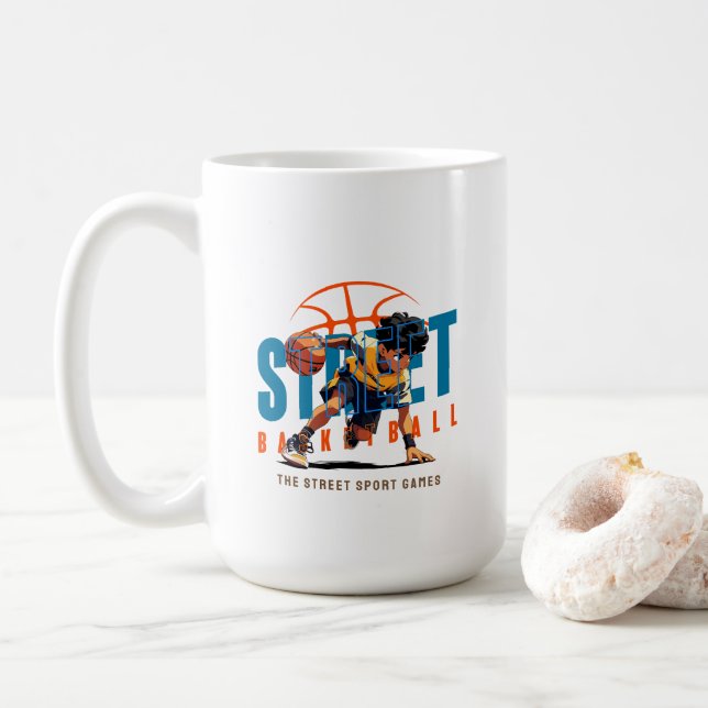 Street Basketball | 15# Classic Mug (With Donut)