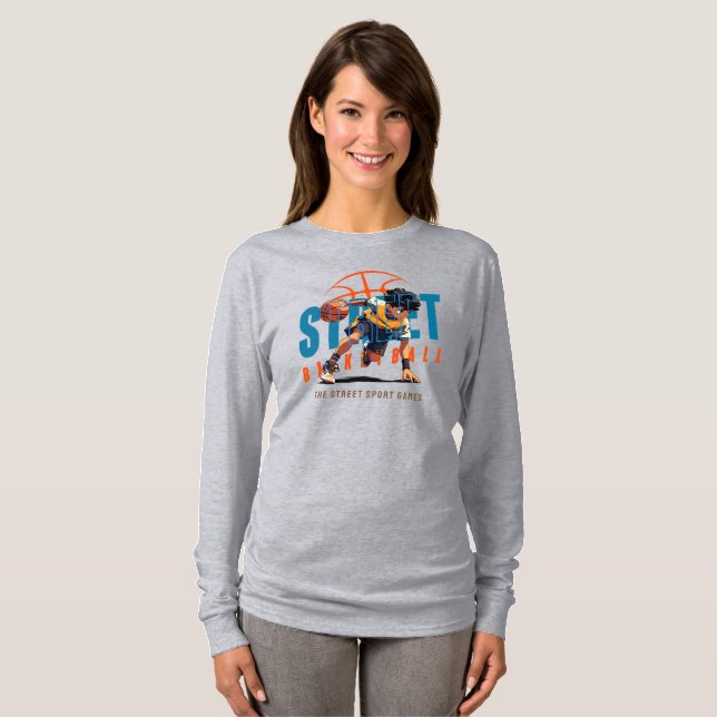 Street Basketball | Women's Long Sleeve T-Shirt (Front Full)