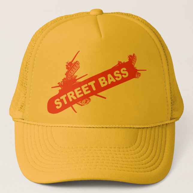 Street Bass Yellow Tank Cap (Front)