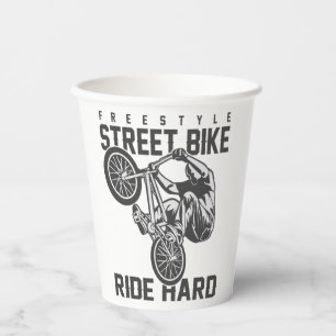Street Bike Paper Cups