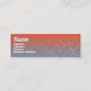 STREET BLOCKS MINI BUSINESS CARD