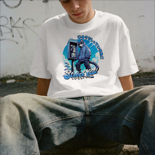 Street Cat – Urban Life Retro Anime T-Shirt