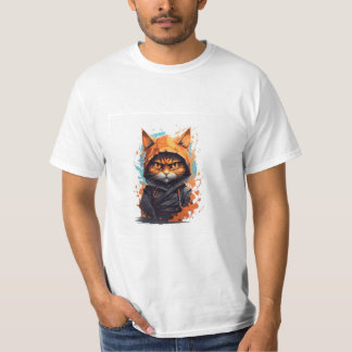 Street cat warrior oragen hodie T-Shirt