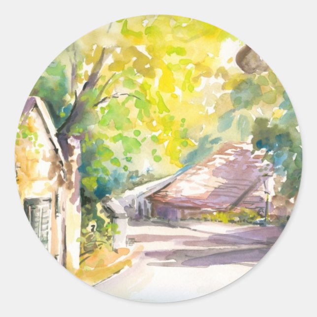 Street Classic Round Sticker (Front)