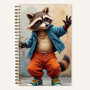 Street Dancer, Racoon, author Natasha Us   Notebook