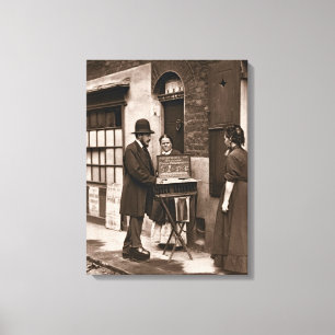 Street Doctor, 1876-77 (woodburytype) Canvas Print
