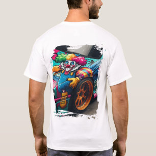 Street Eagle's Drift Clown Series Chaos Car Art T-Shirt