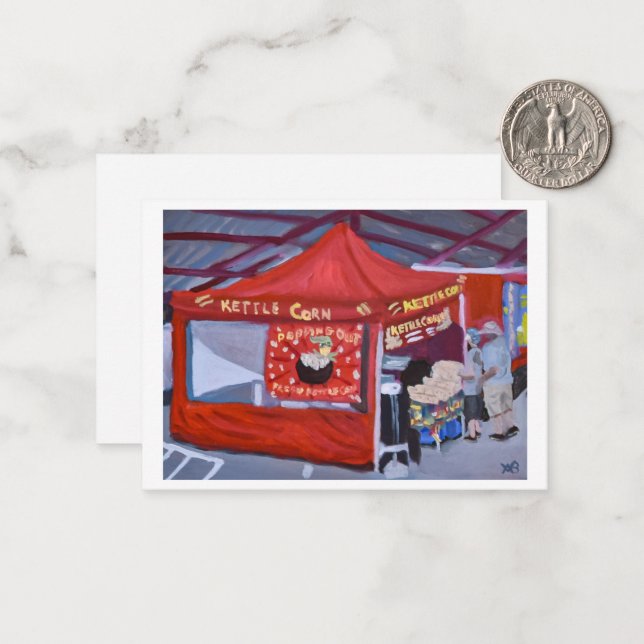Street Fair Card (Front/Back In Situ)