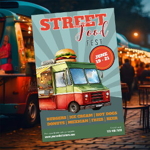Street Food Festival Food Truck Flyer