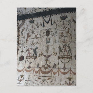 Street Frescos of Assisi Postcard