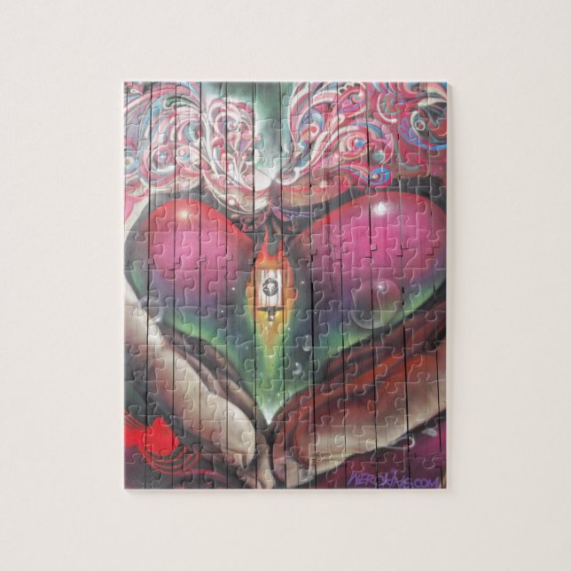 Street Garage Graffiti Jigsaw Puzzle (Vertical)
