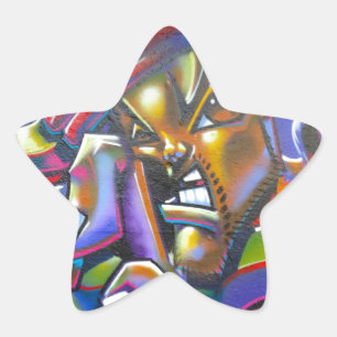 Street Graffiti Star Sticker