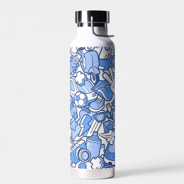 Street Graffiti Water Bottle (Left)