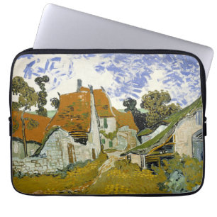 Street in Auvers-sur-Oise Vincent van Gogh Laptop Sleeve