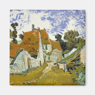 Street in Auvers-sur-Oise Vincent van Gogh Magnet