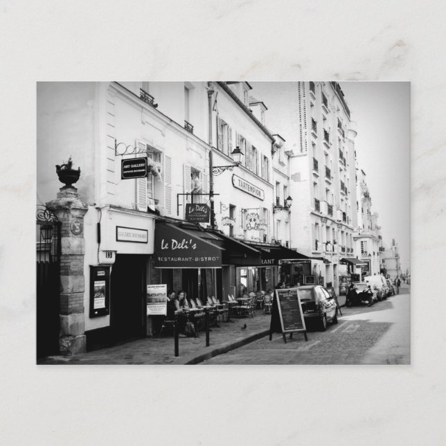 Street in Paris Postcard (Front)