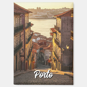 Street in Porto Portugal Travel Magnet