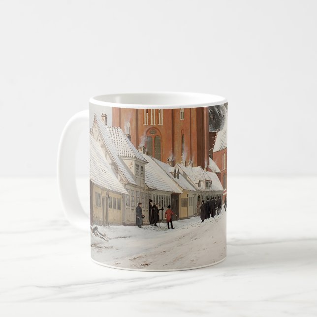 Street in Roskilde 1836 Coffee Mug (Front Left)
