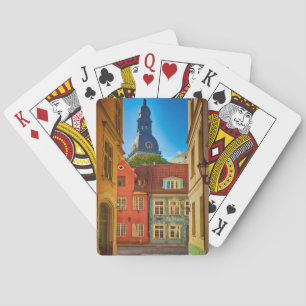 Street in the Old Town   Estonia Playing Cards