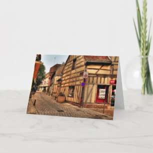 Street in Troyes France Greeting Card