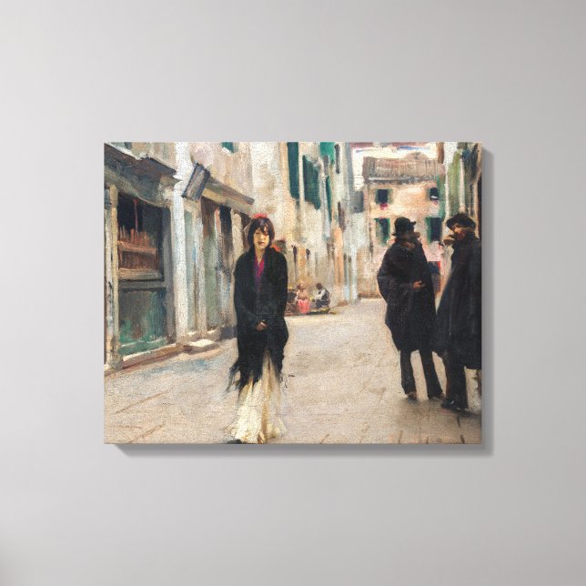 Street in Venice | John Singer Sargent | Canvas Print (Front)