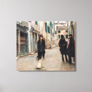 Street in Venice   John Singer Sargent   Canvas Print