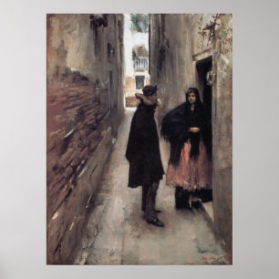 Street In Venice Poster