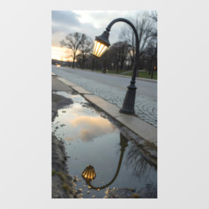 street lamp bending down