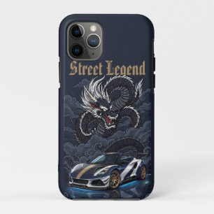 Street Legend Mid Engine V6 Sports Car Dragon Case-Mate iPhone Case