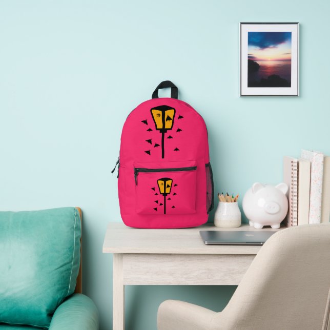 Street Light and Moths Backpack (Insitu)