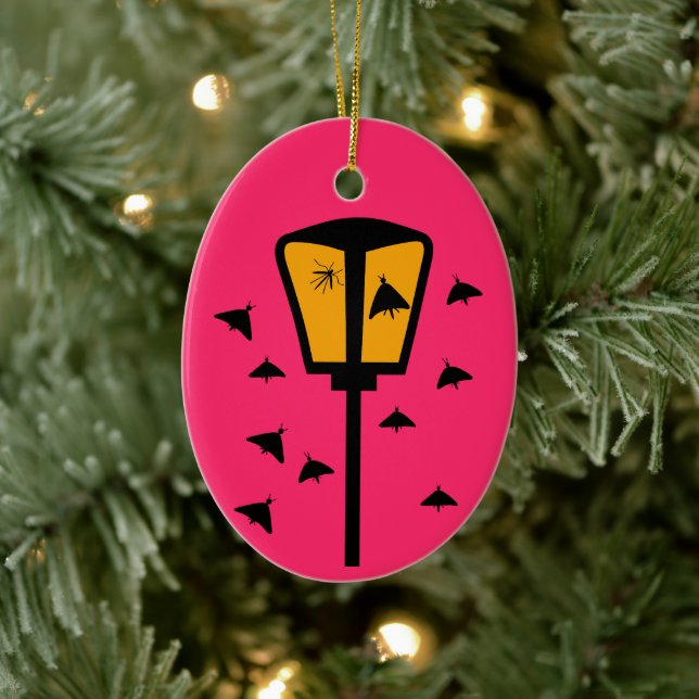 Street Light and Moths Ornament (Tree)