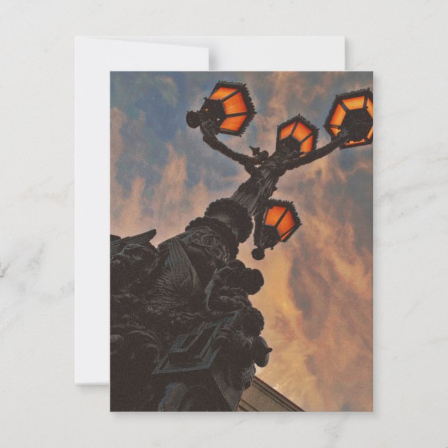street light  invitation (Front)