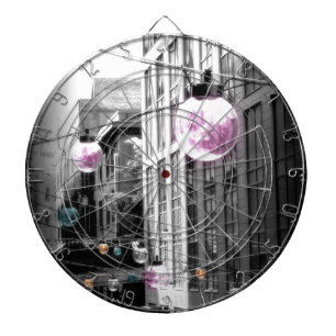 Street Lights Urban Art Dartboard