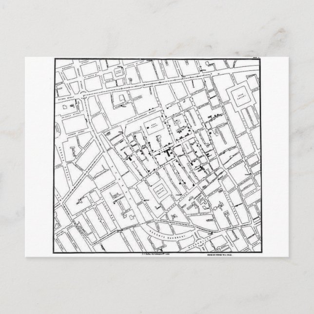 STREET MAP POSTCARD (Front)