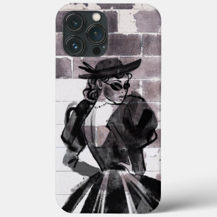 "Street Muse – Fashion on the Wall" iPhone 13 Pro Max Case