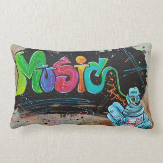 Street Music Lumbar Cushion