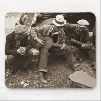 Street musicians, Maynardville, Tennessee, 1935