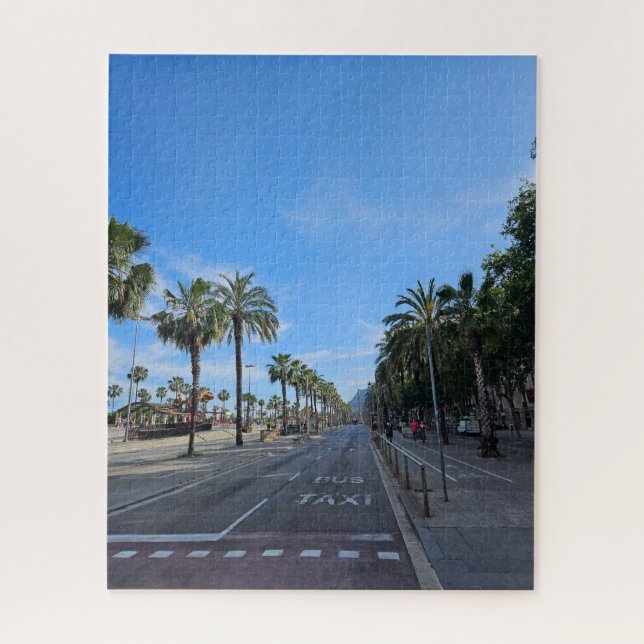 Street of Barcelona Jigsaw Puzzle (Vertical)