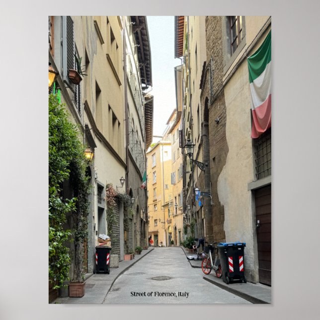 Street of Florence Italy Poster (Front)