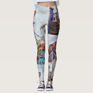 Street organ player leggings