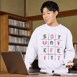 Street Outfit Typography Sweatshirt